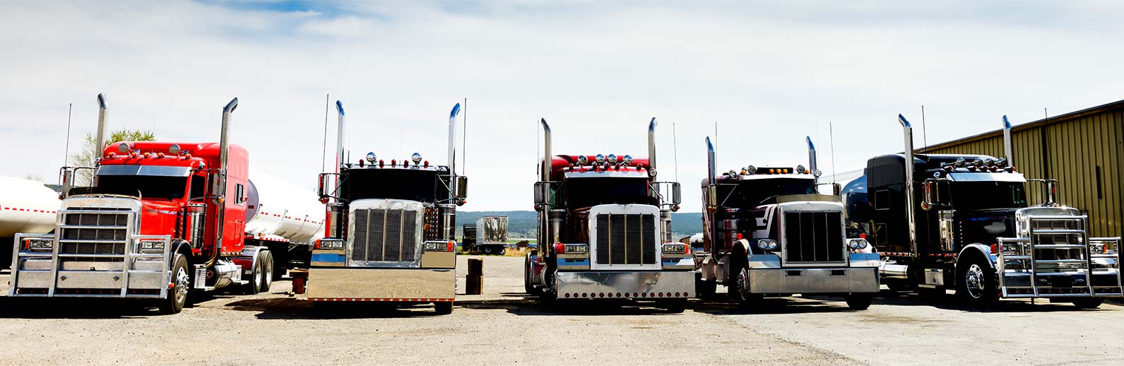 Semi Truck Line-up