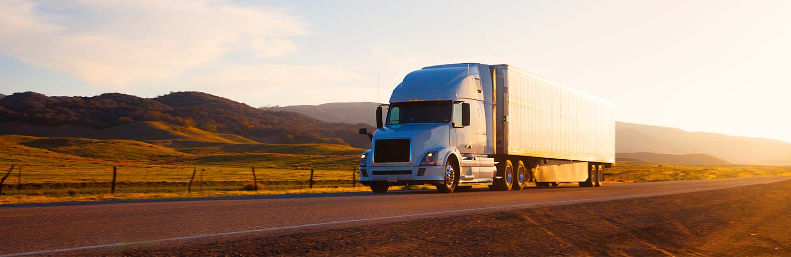 Used Truck on the road