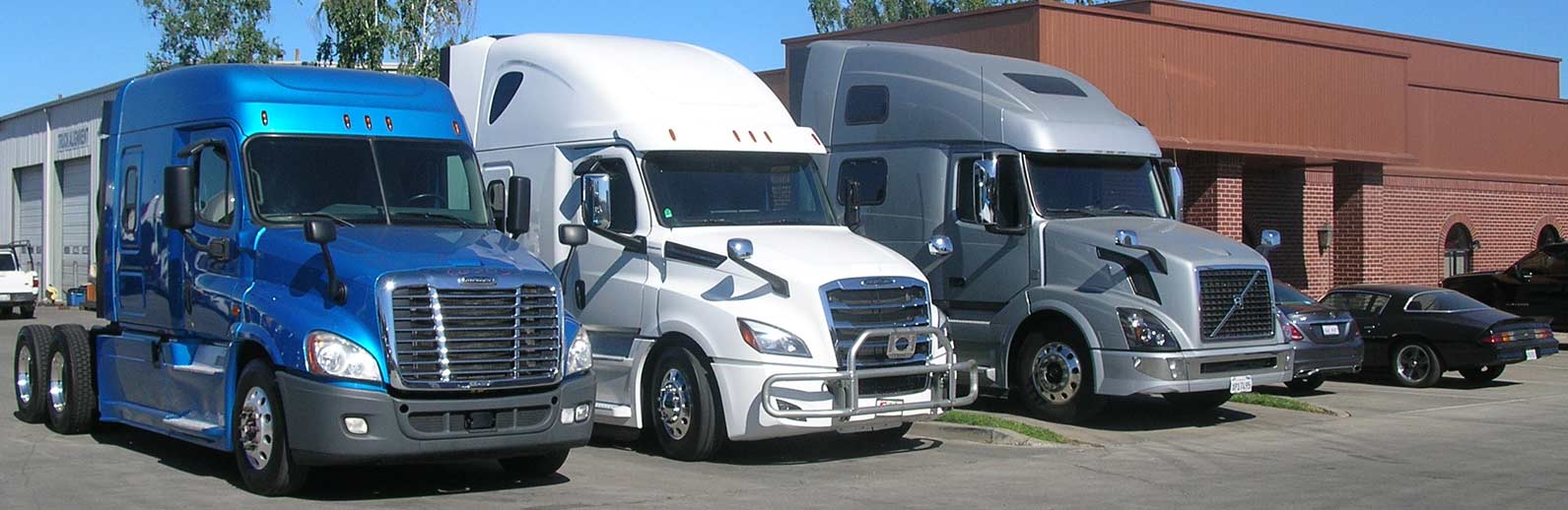 Three Semi Tractors